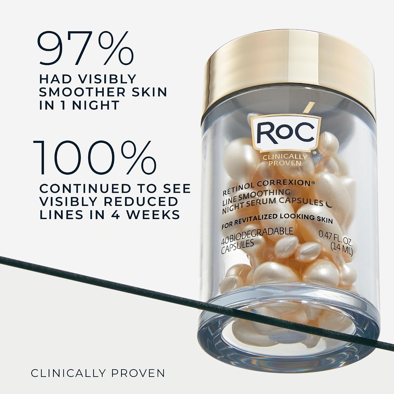 SÉRUM NOCTURNO ROC RETINOL CORREXION ANTI-ENVEJECIMIENTO EN CÁPSULAS, 80 UNIDADES - 3