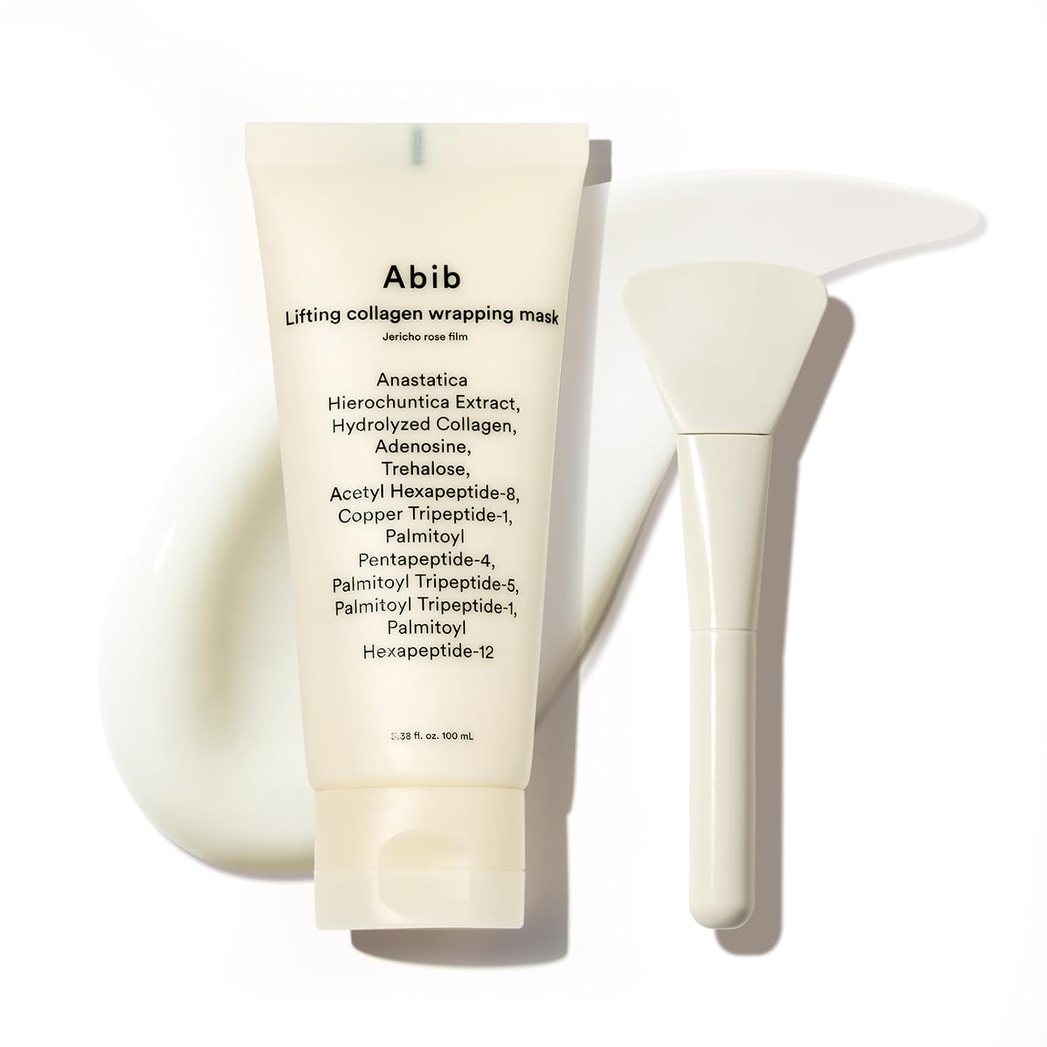 MASCARILLA FACIAL ABIB COLLAGEN OVERNIGHT WRAPPING MASK JERICHO ROSE 3.38 FL.OZ - 1