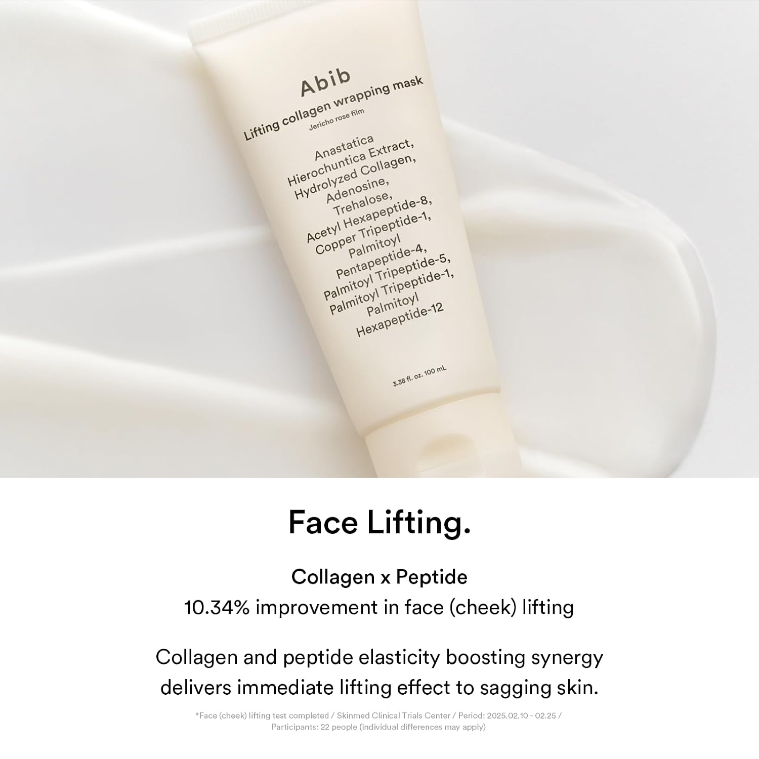 MASCARILLA FACIAL ABIB COLLAGEN OVERNIGHT WRAPPING MASK JERICHO ROSE 3.38 FL.OZ - 4