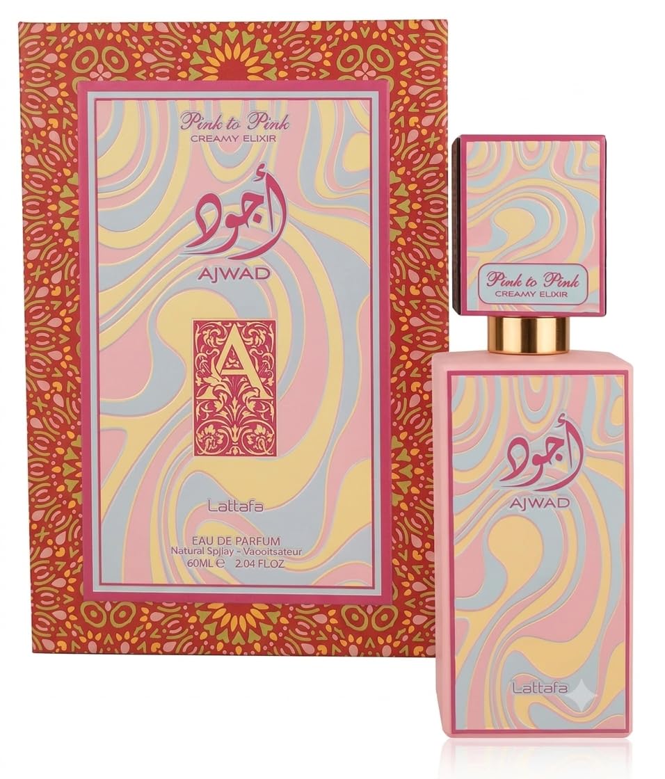 PERFUME LATTAFA AJWAD PINK TO PINK CREAMY ELIXIR EDP PARA MUJER 60ML - 3