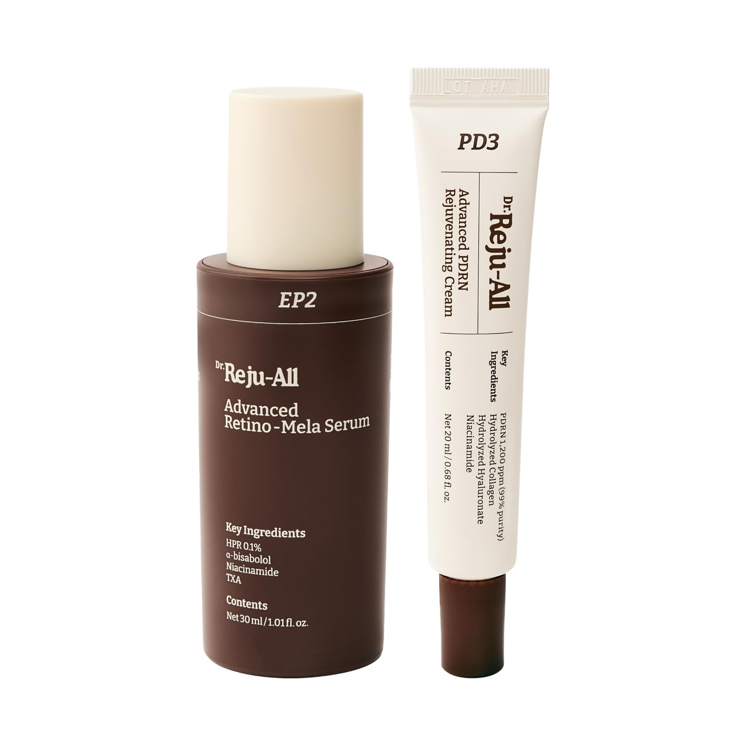 DÚO REPARADOR Y TONIFICANTE DR.REJU-ALL CON CREMA PDRN Y SÉRUM RETINOL - 1