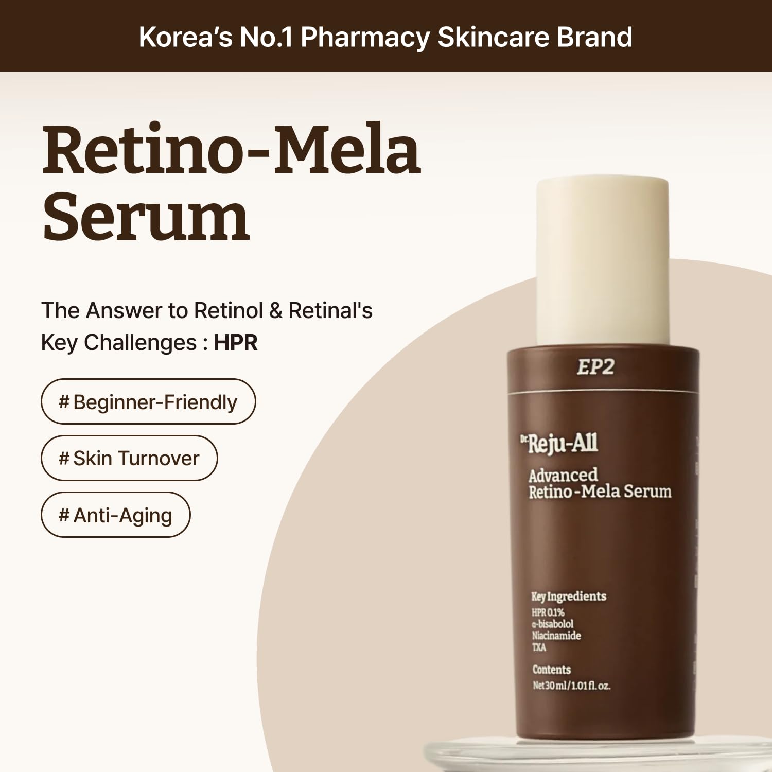 DÚO REPARADOR Y TONIFICANTE DR.REJU-ALL CON CREMA PDRN Y SÉRUM RETINOL - 3