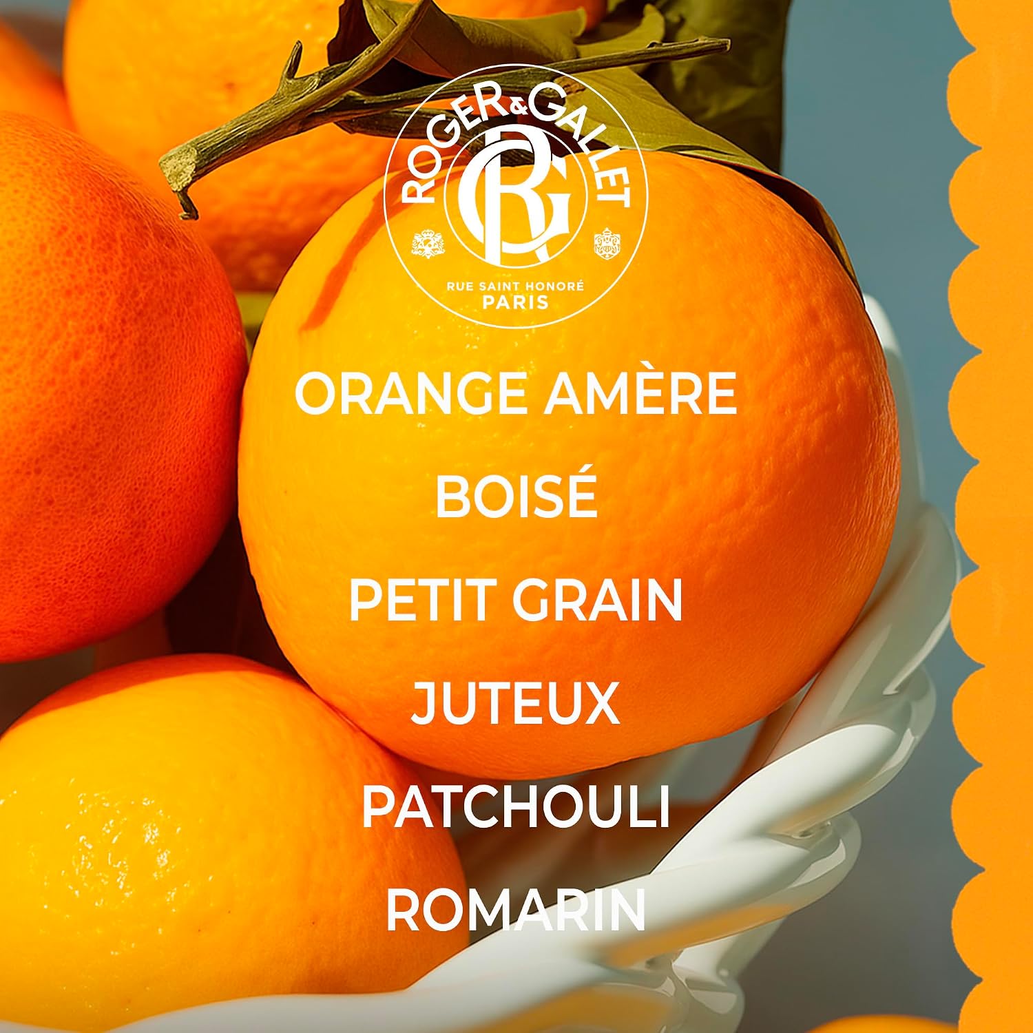 JABÓN PERFUMADO ROGER Y GALLET BOIS D'ORANGE PACK X 3 BARRAS DE 3.5 OZ - 3