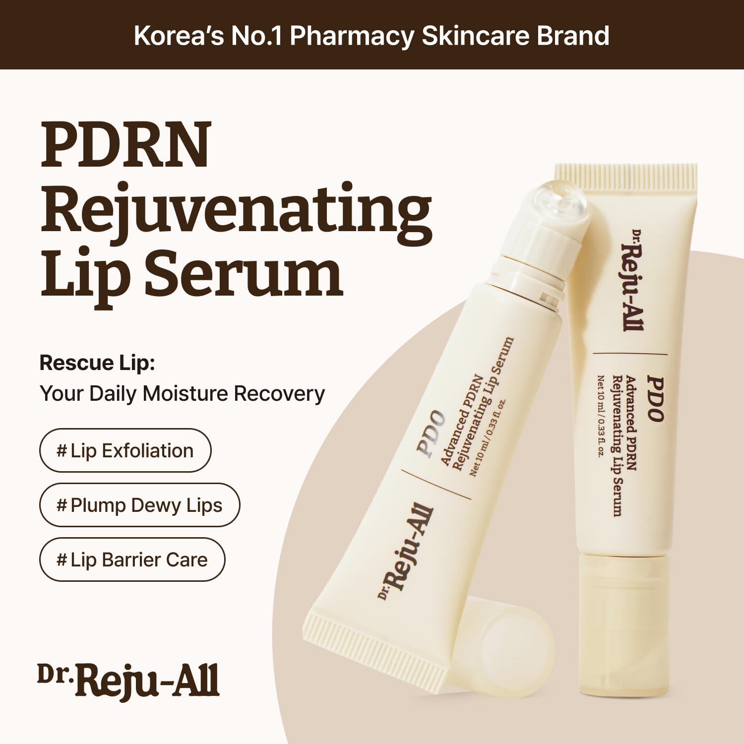SÉRUM REJUVENECEDOR DE LABIOS DR.REJU-ALL ADVANCED PDRN 0.3 FL OZ - 2