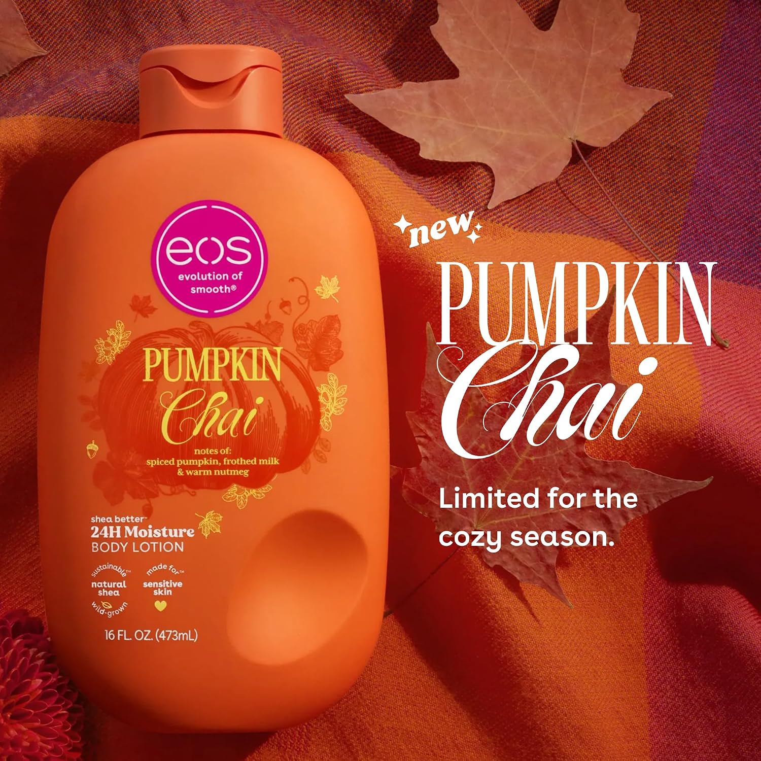 LOCIÓN CORPORAL EOS PUMPKIN CHAI SHEA BETTER 473 ML - 2