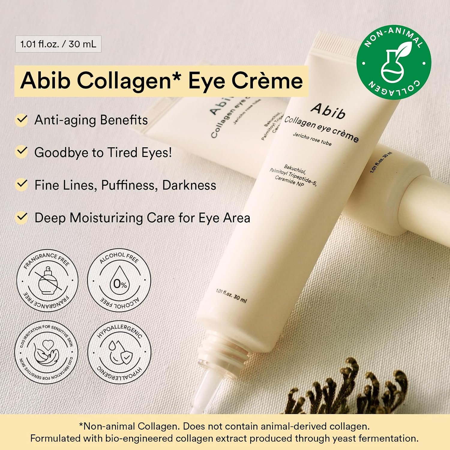 SET DE CUIDADO DE OJOS ABIB EYE-DEAL CON PARCHES Y CREMA - 3