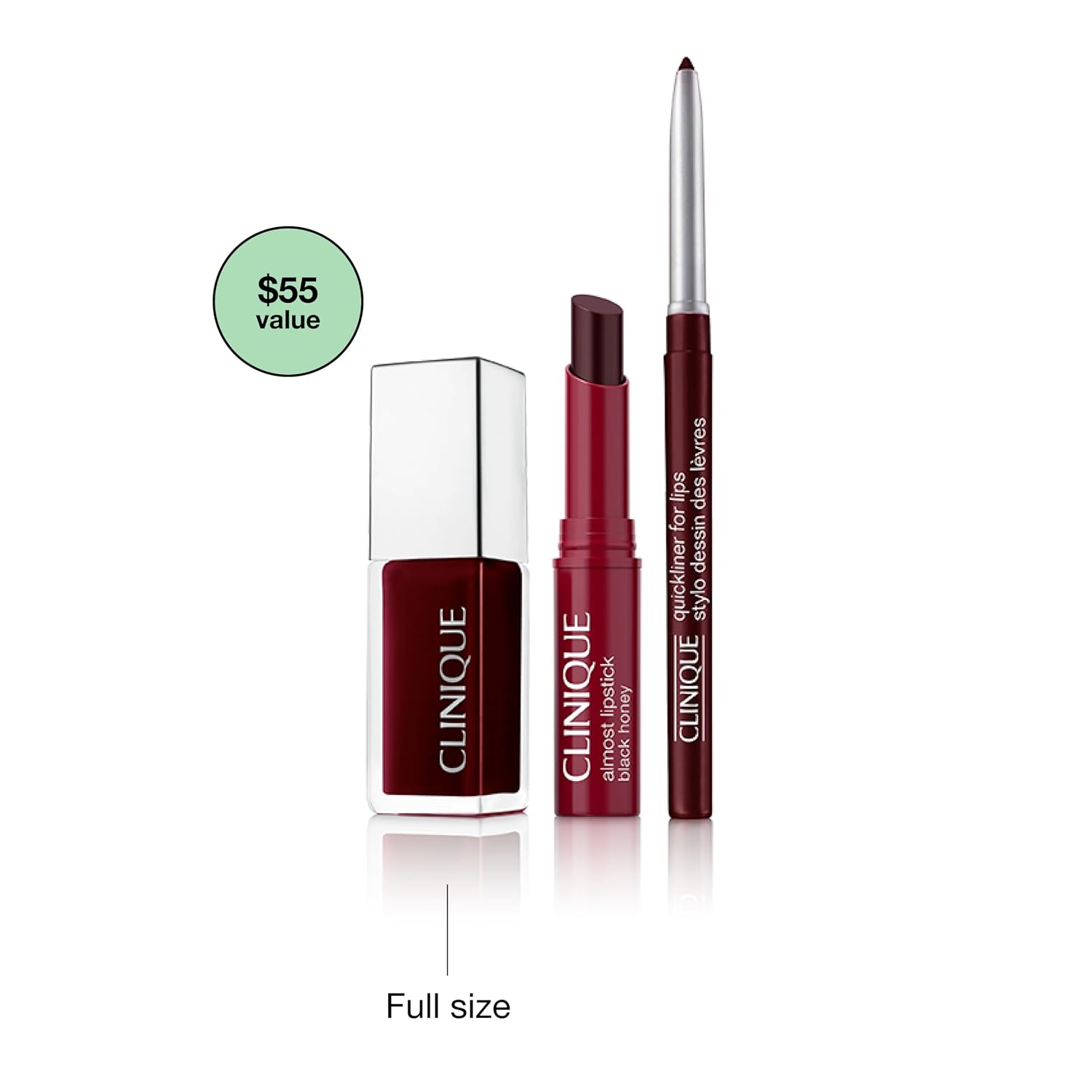 SET DE MAQUILLAJE CLINIQUE ALMOST LIPSTICK TINTED LIP BALM BLACK HONEY - 2