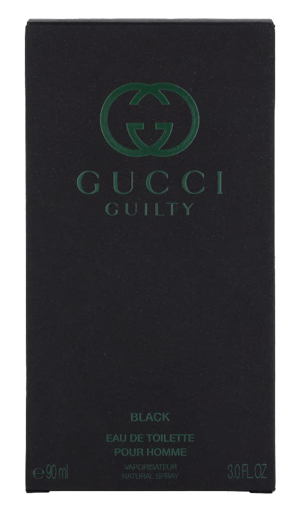 PERFUME GUCCI GUILTY BLACK POUR HOMME EDT SPRAY 90 ML - 3