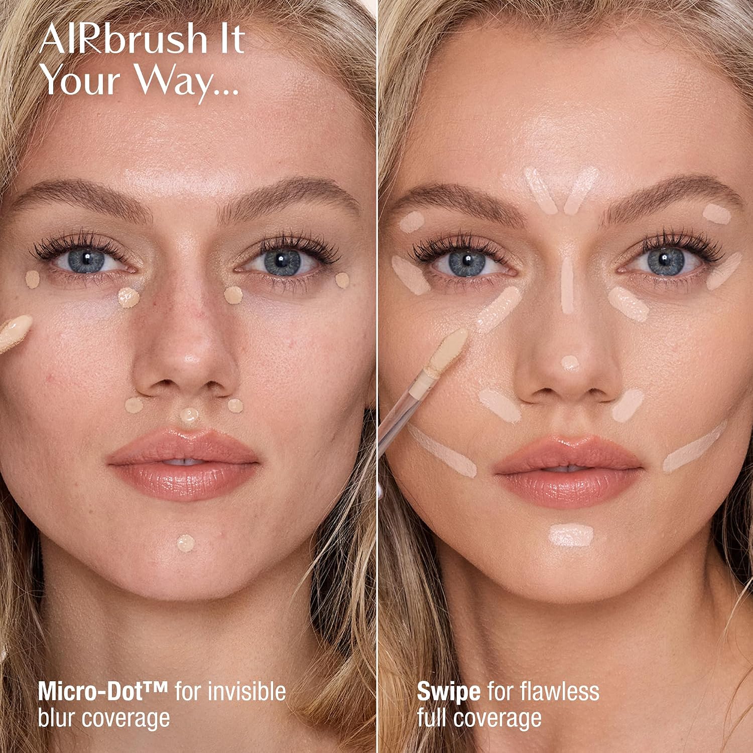 CORRECTOR CHARLOTTE TILBURY AIRBRUSH FLAWLESS BLUR CONCEALER COBERTURA COMPLETA ACABADO MATE - 3