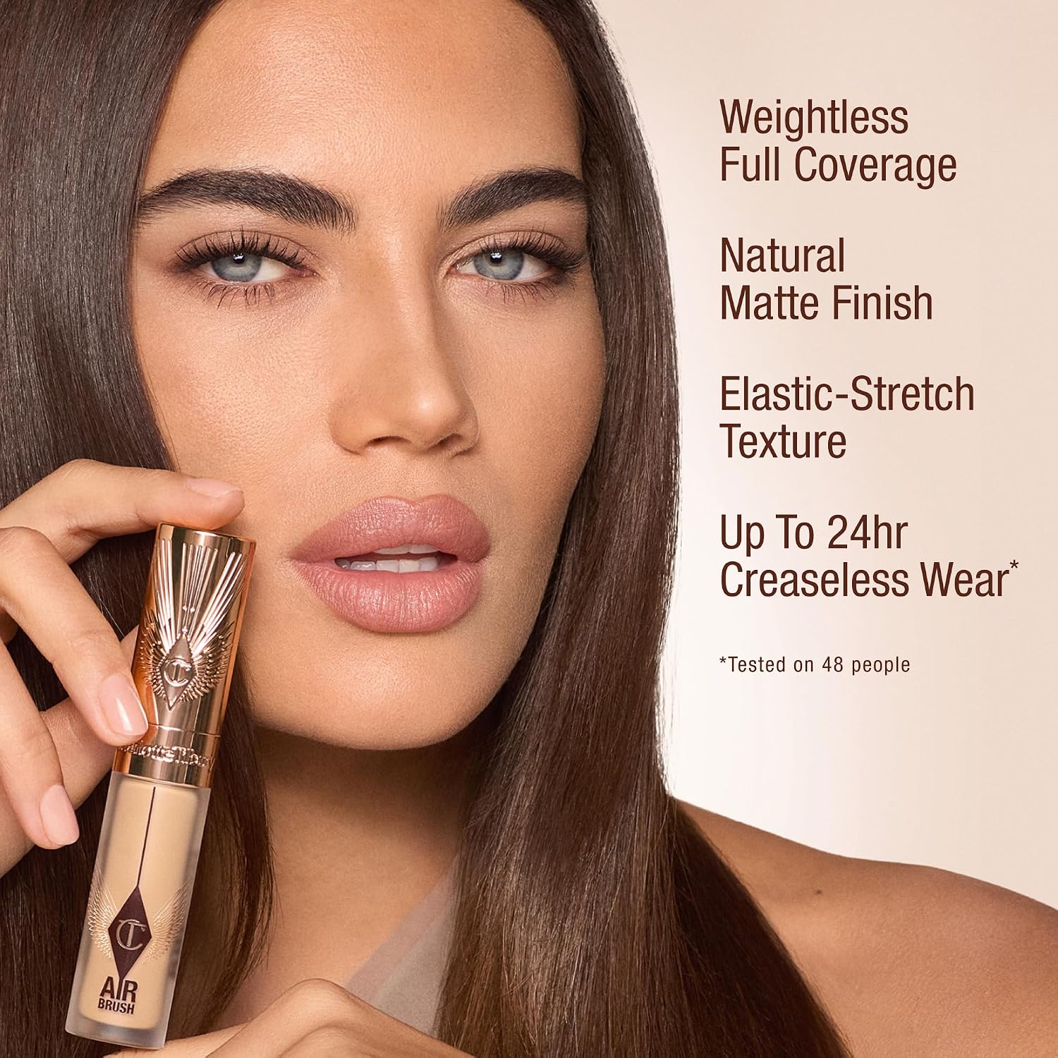 CORRECTOR CHARLOTTE TILBURY AIRBRUSH FLAWLESS BLUR CONCEALER COBERTURA COMPLETA ACABADO MATE - 5