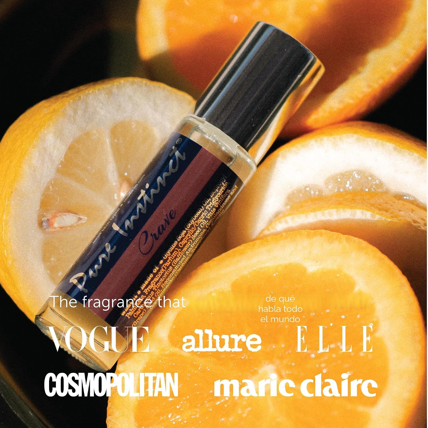 PERFUME ROLL-ON PURE INSTINCT CRAVE CON FEROMONAS PARA MUJER - 4