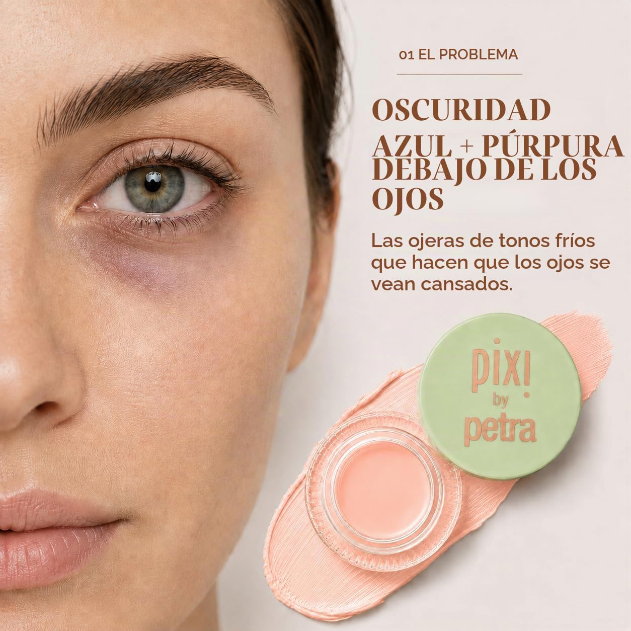 CORRECTOR DE OJERAS PIXI BEAUTY CORRECTION CONCENTRATE TONO DURAZNO 0.1 FL OZ - 2
