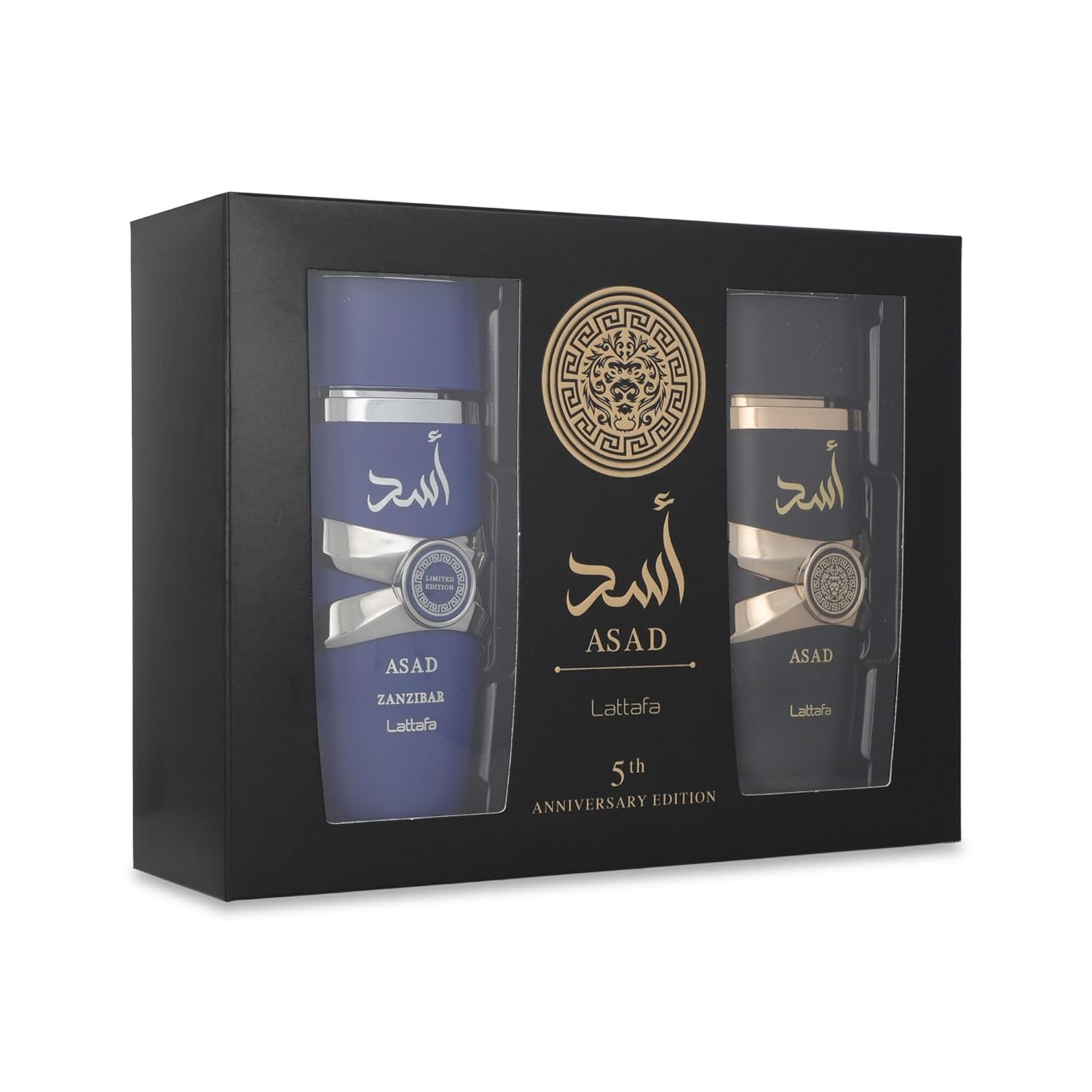 SET DE EAU DE PARFUM LATTAFA ASAD 5TH ANNIVERSARY EDITION PARA HOMBRE 2 X 100 ML - 2