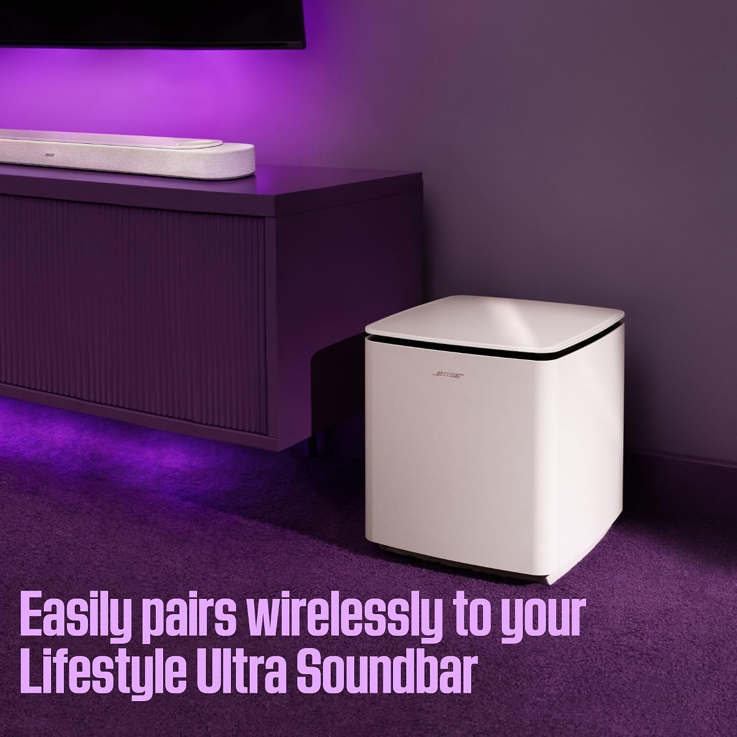 PARLANTE BOSE LIFESTYLE ULTRA SUBWOOFER INALÁMBRICO NEGRO - 4