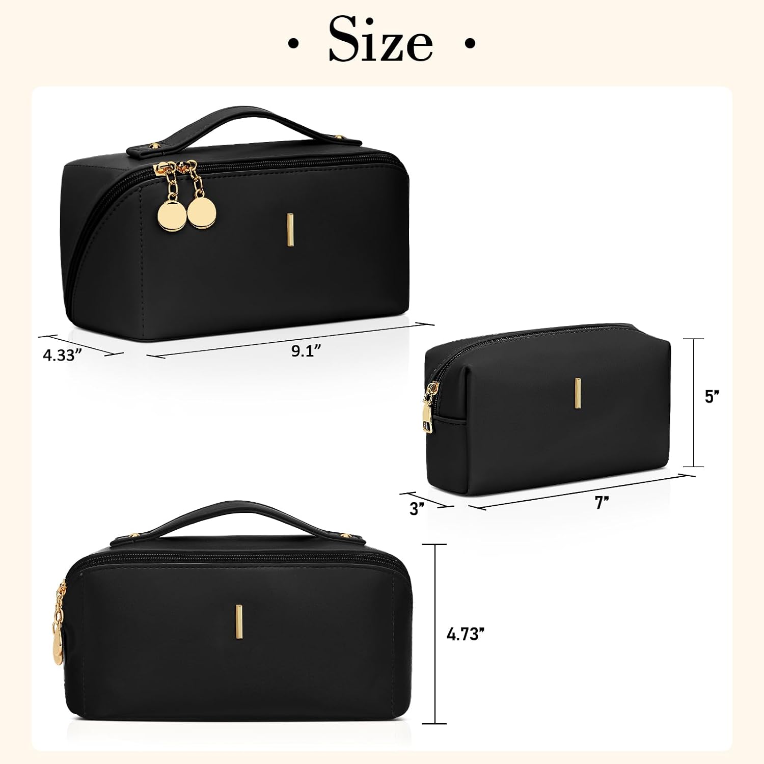 BOLSA DE MAQUILLAJE PERSONALIZADA CLOUDWINGS CON INICIAL - 5