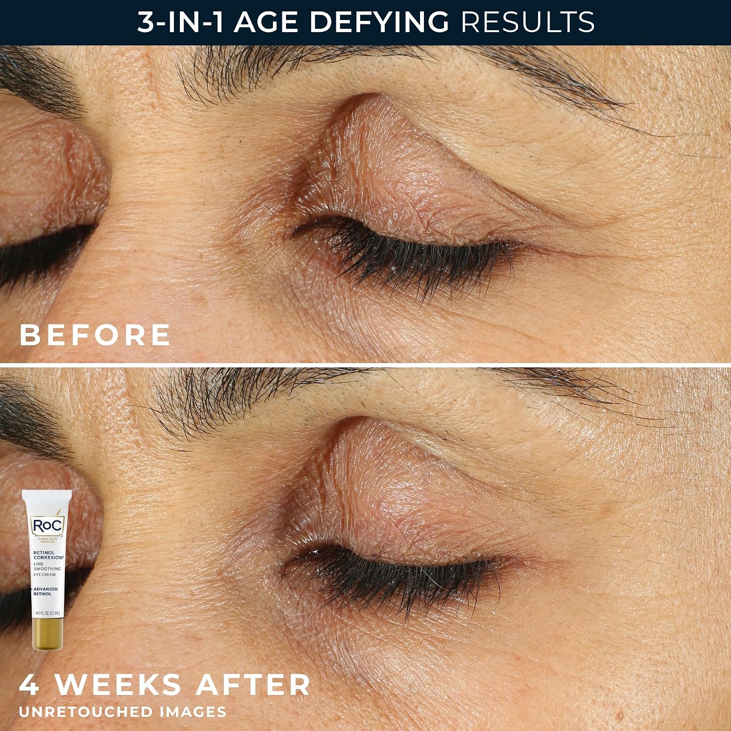 SET ROC RETINOL CORREXION CREMA NOCTURNA ANTIARRUGAS + CONTORNO DE OJOS - 4