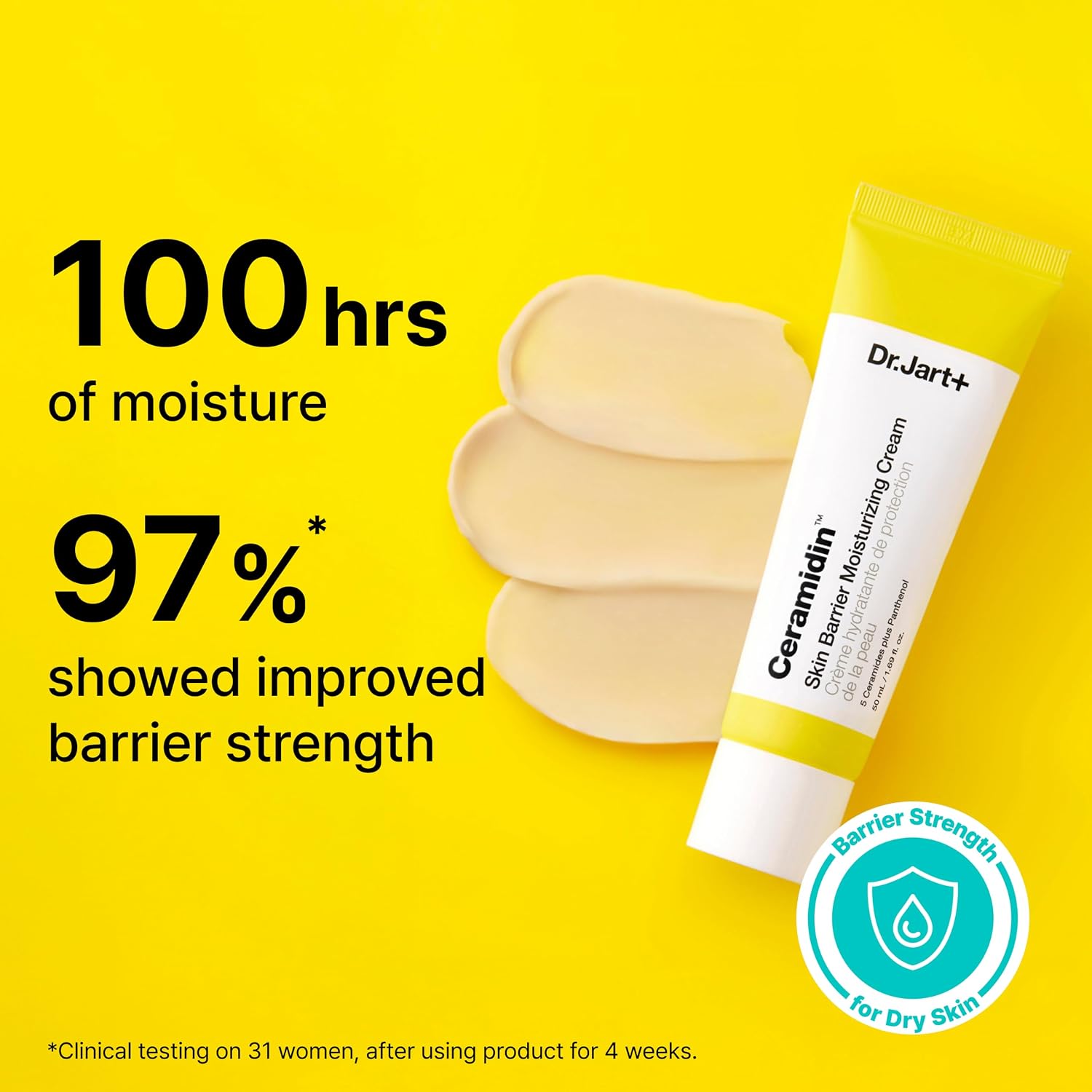 CREMA HIDRATANTE DR.JART+ CERAMIDIN SKIN BARRIER CON CERAMIDAS Y PANTENOL - 4
