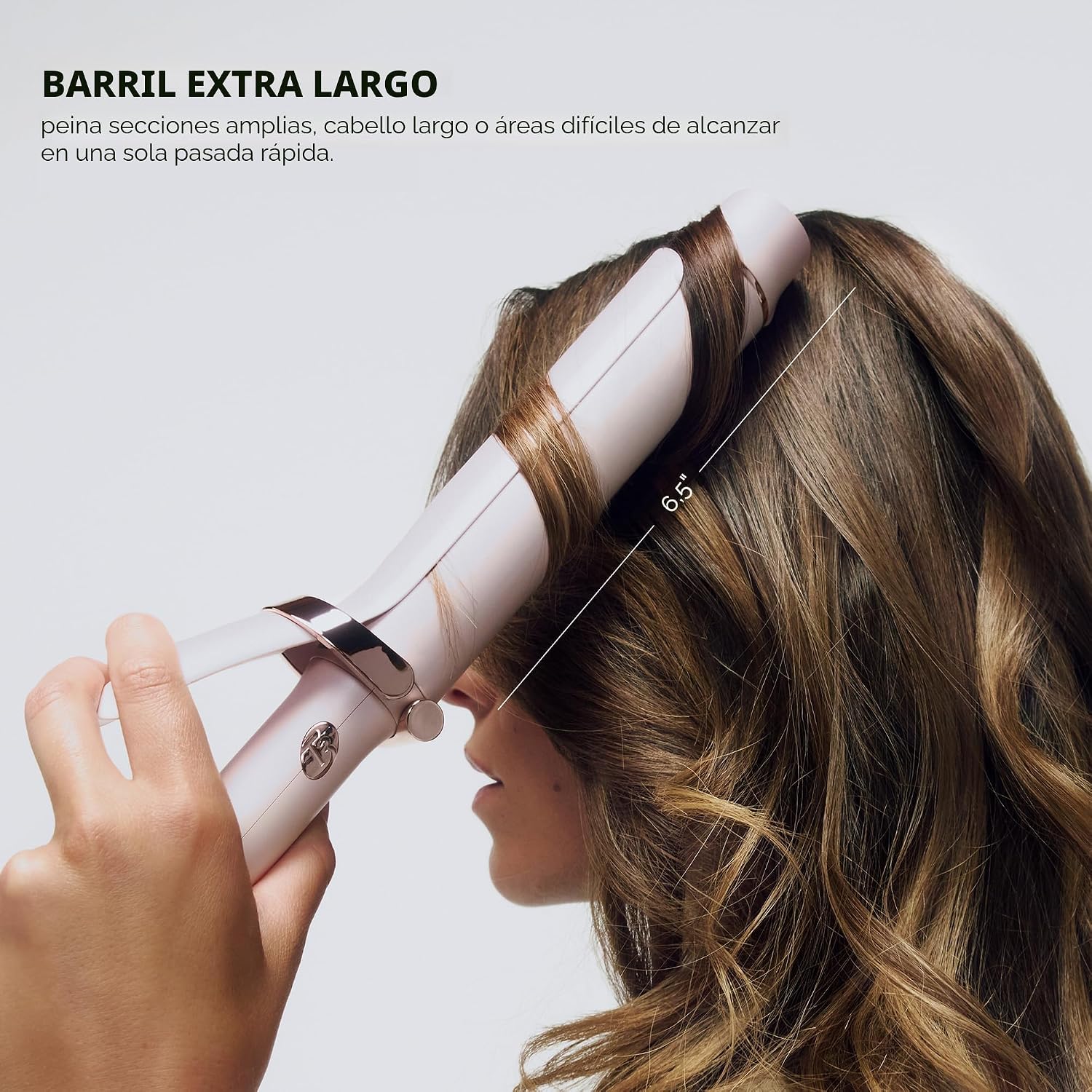 RIZADOR DE CABELLO T3 SINGLEPASS CURL X CON BARRIL EXTRA LARGO 1.25 PULGADAS - 2