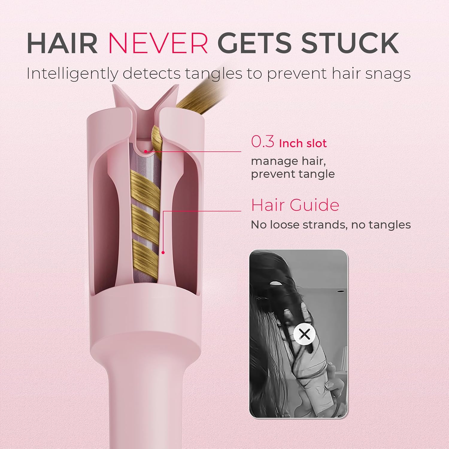 RIZADOR DE CABELLO AUTOMÁTICO TYMO CURLPRO 1 PULGADA - 5