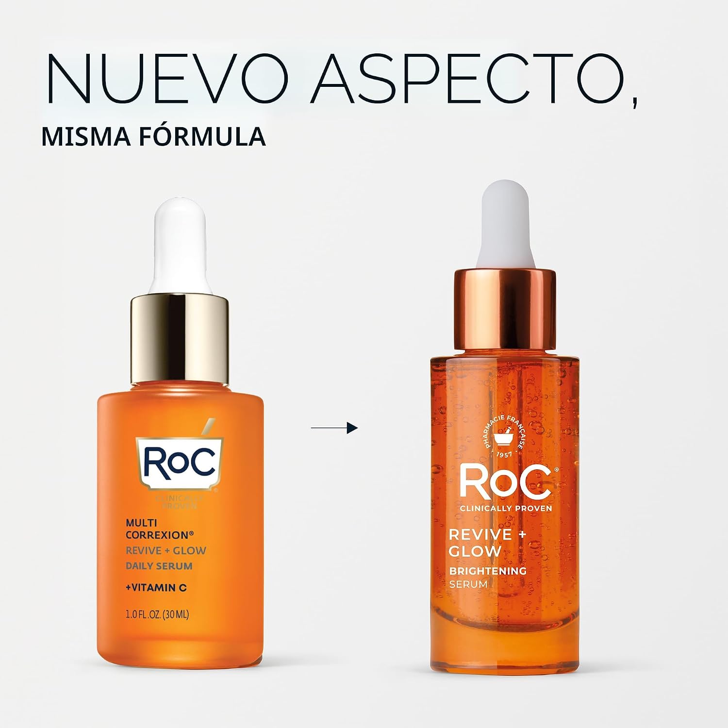SÉRUM VITAMINA C ROC MULTI CORREXION REVIVE + GLOW 10% ACTIVE 30ML - 2