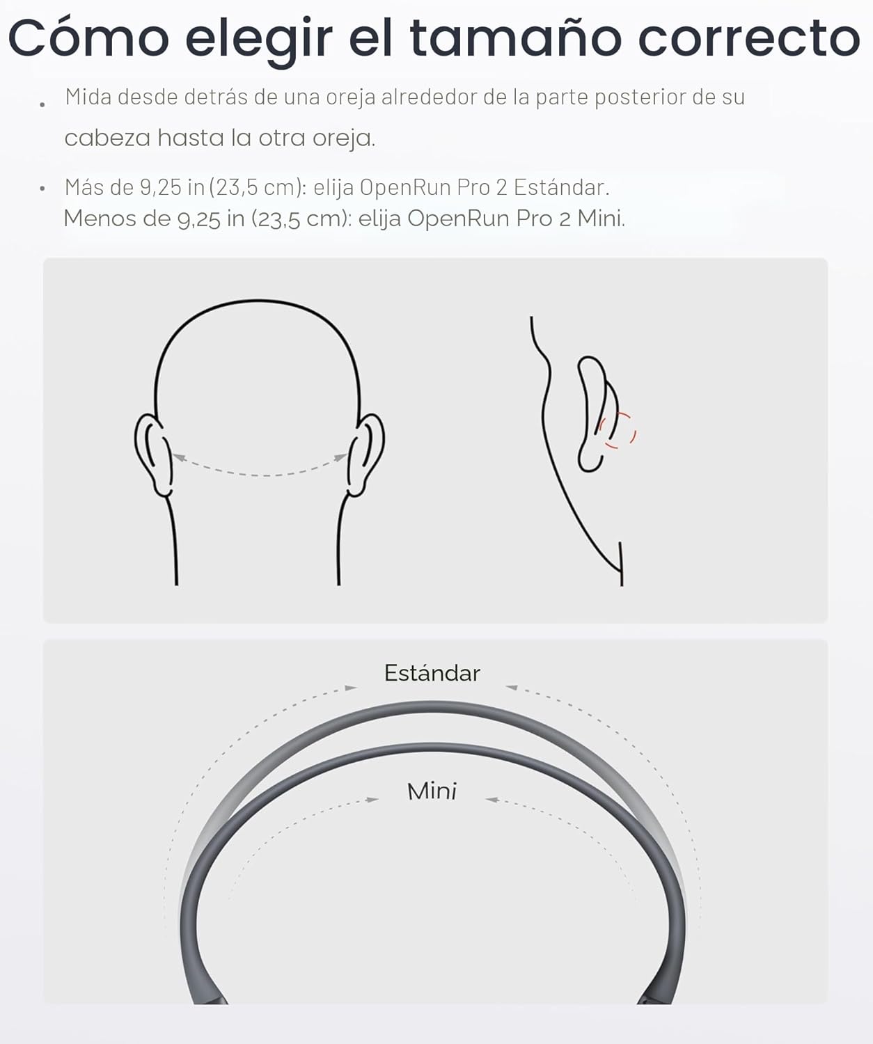 AUDÍFONOS SHOKZ OPENRUN PRO 2 MINI BONE CONDUCTION BLUETOOTH SPORT NARANJA - 3