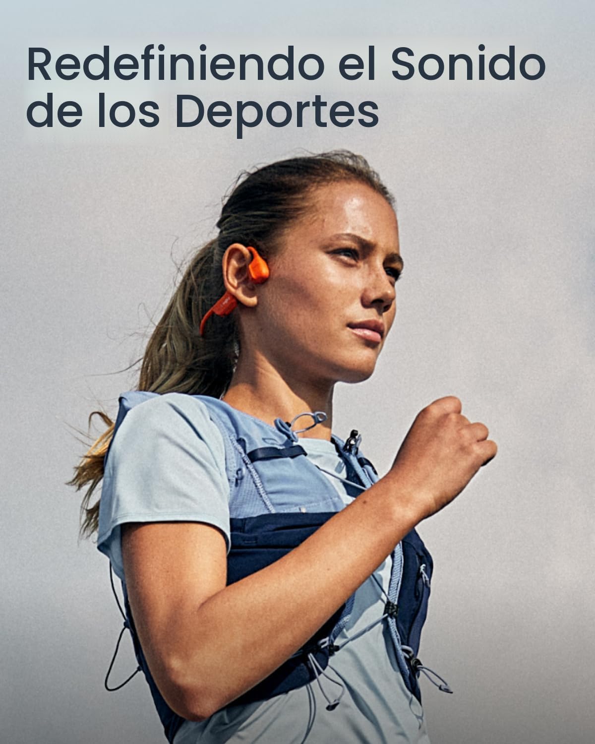 AUDÍFONOS SHOKZ OPENRUN PRO 2 MINI BONE CONDUCTION BLUETOOTH SPORT NARANJA - 4