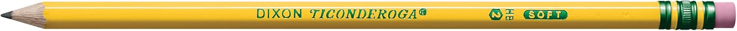 LÁPICES TICONDEROGA WOOD-CASED HB AMARILLO PRE-AFILADOS 180 UNIDADES - 3