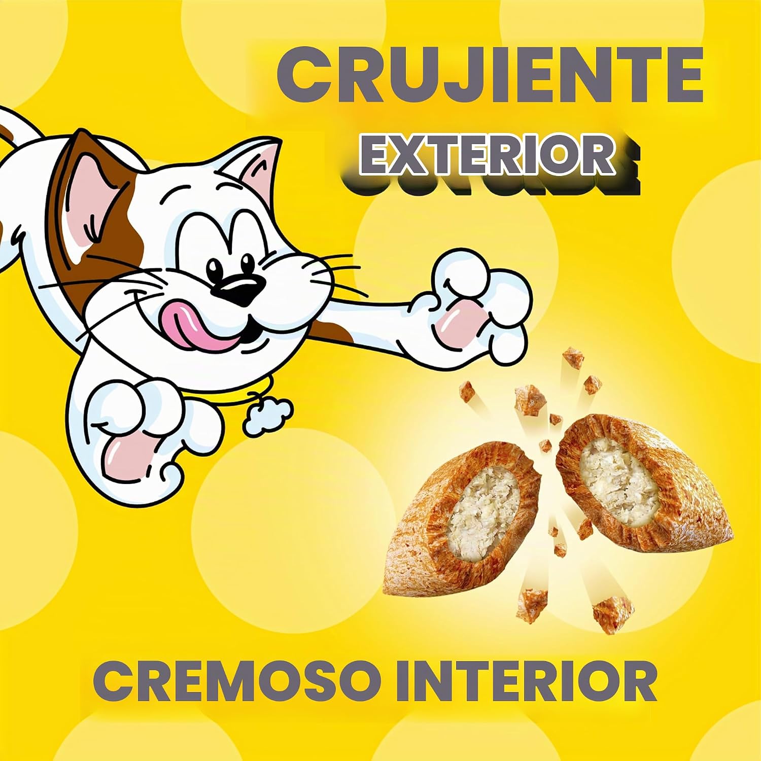 TEMPTATIONS MIXUPS CRUNCHY CAT TREATS SURFER'S DELIGHT 3 OZ PACK 12 UNIDADES - 4