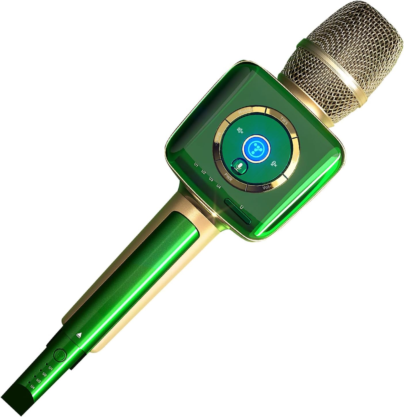 MICRÓFONO TOSING V1 PRO KARAOKE 20W INALÁMBRICO ESMERALDA - 1