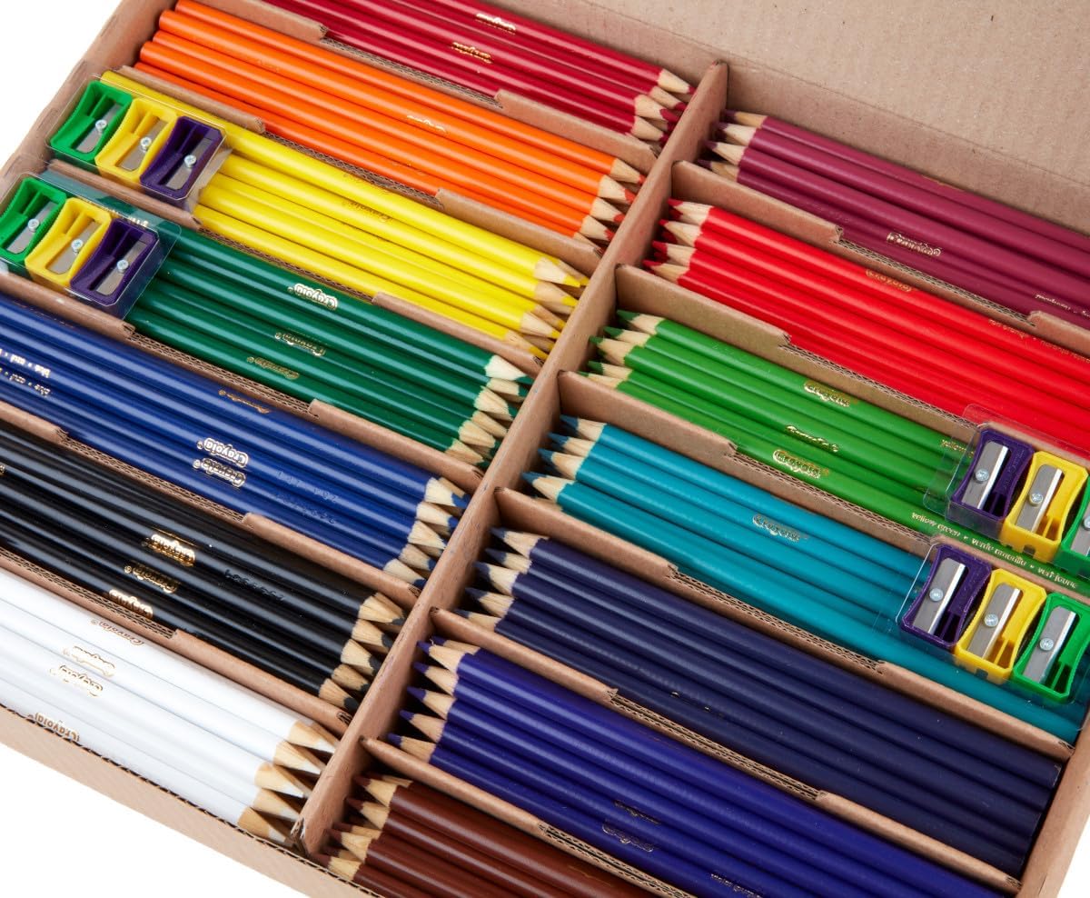 LÁPICES DE COLOR CRAYOLA CLASSPACK 462 PIEZAS CON SACAPUNTAS - 4