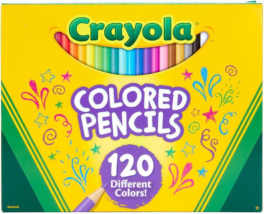 LÁPICES DE COLOR CRAYOLA SET 120 COLORES PARA NIÑOS - 2