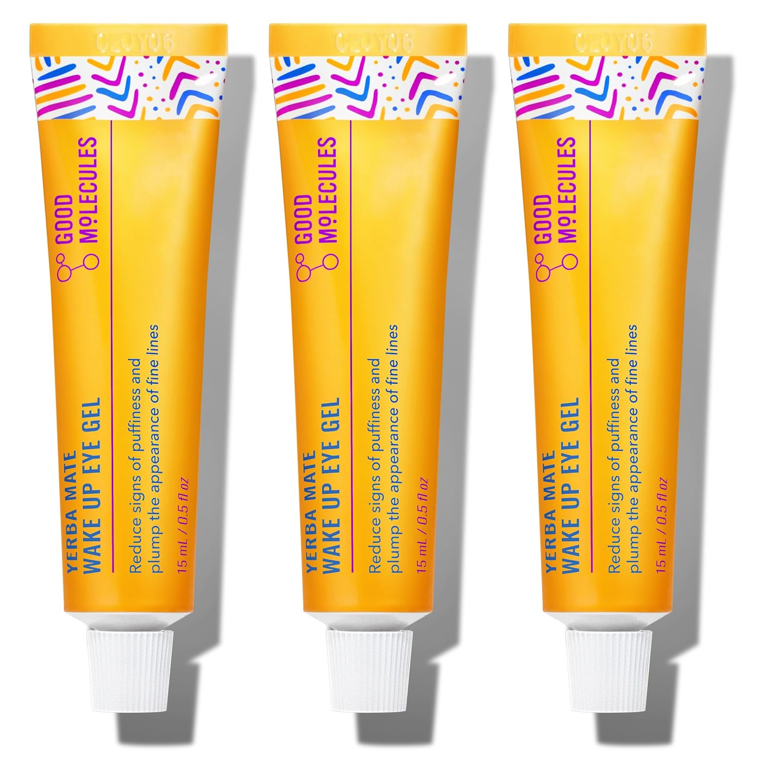 GEL CONTORNO DE OJOS GOOD MOLECULES YERBA MATE WAKE UP PACK 3 X 15 ML - 1