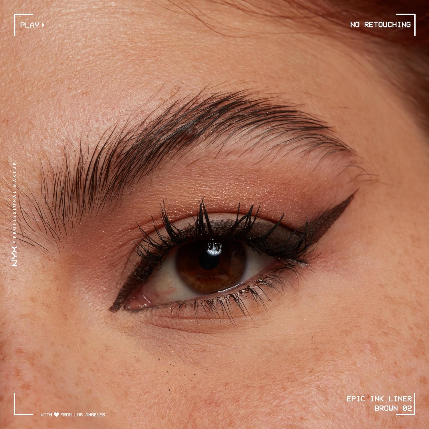 DELINEADOR LÍQUIDO EPIC INK LINER MARRÓN MATE WATERPROOF NYX PROFESSIONAL MAKEUP - 2