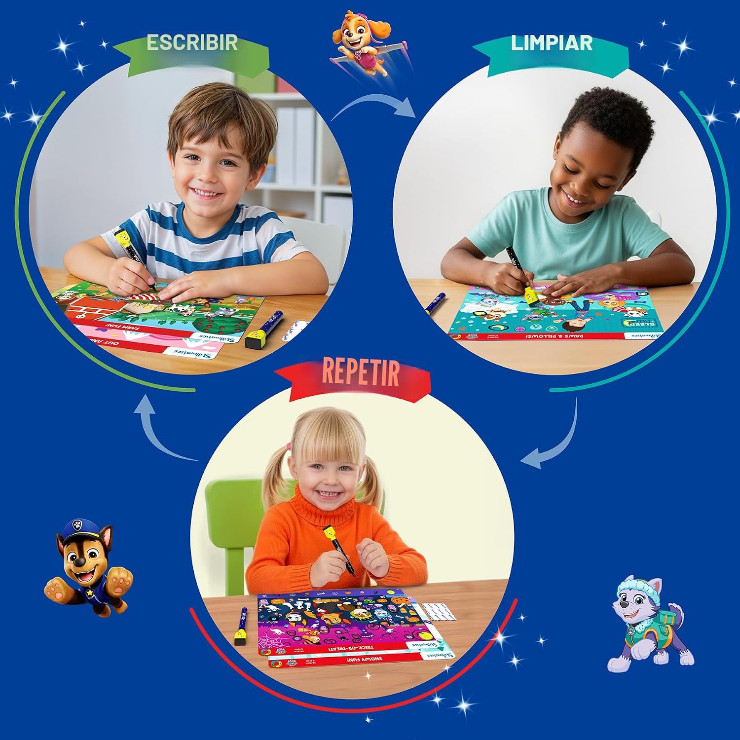 CUADERNO DE ACTIVIDADES SEARCH AND FIND PAW PATROL SKILLMATICS - 5