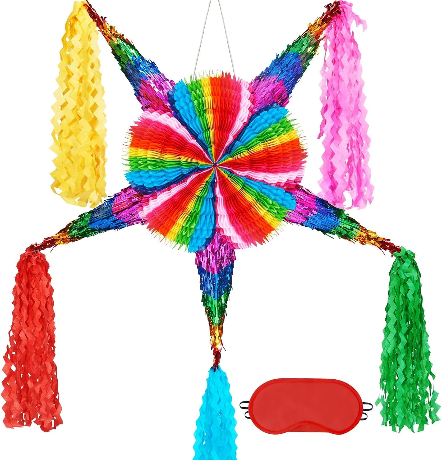 PIÑATA ESTRELLA MEXICANA WERNNSAI 32 PULGADAS CINCO DE MAYO PLEGABLE - 1