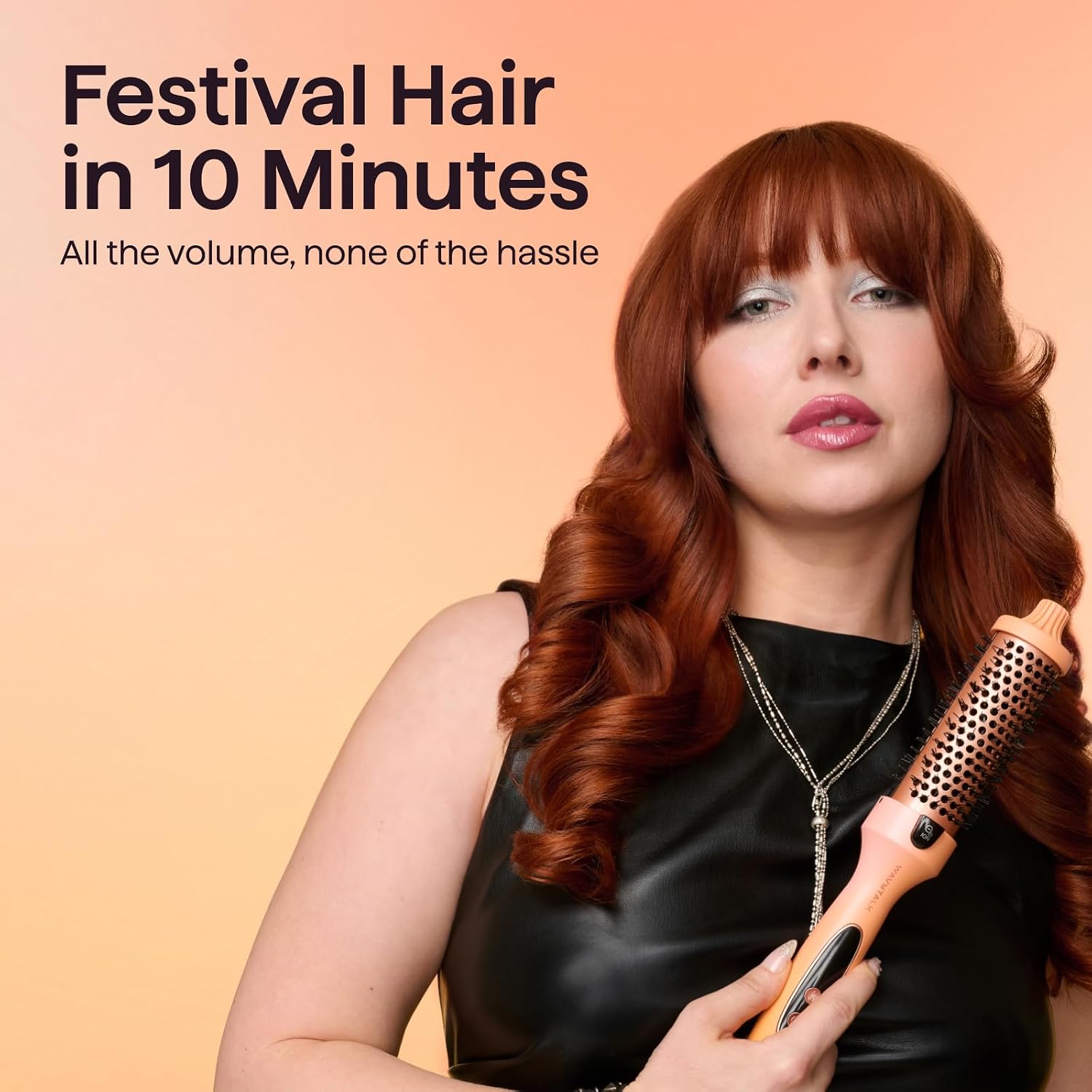 RIZADOR DE CABELLO WAVYTALK VIP VOLUME BLOWOUT BOOST FESTIVAL BUNDLE 1.5 PULGADAS - 4