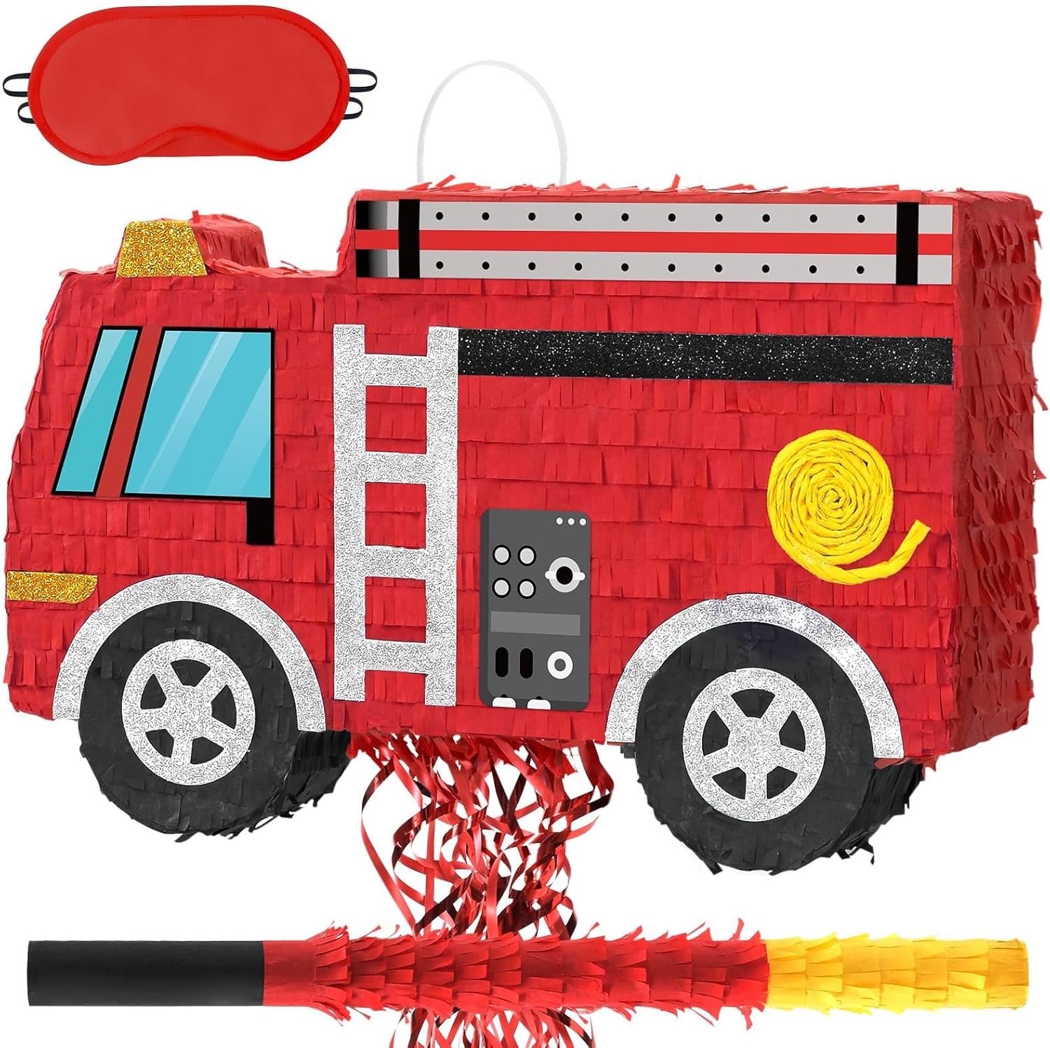 PIÑATA CAMIÓN DE BOMBEROS WERNNSAI ROJO - 1