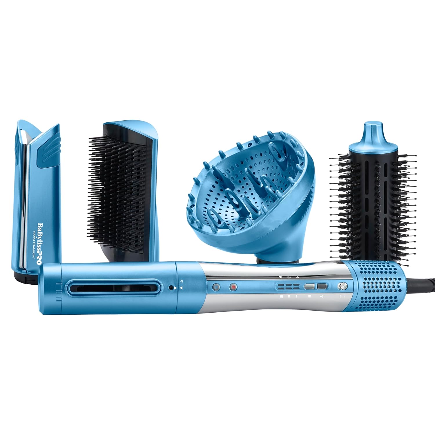 SECADOR Y RIZADOR BABYLISSPRO STYLESWITCH IONIC MULTI-STYLER CON 5 ACCESORIOS - 1
