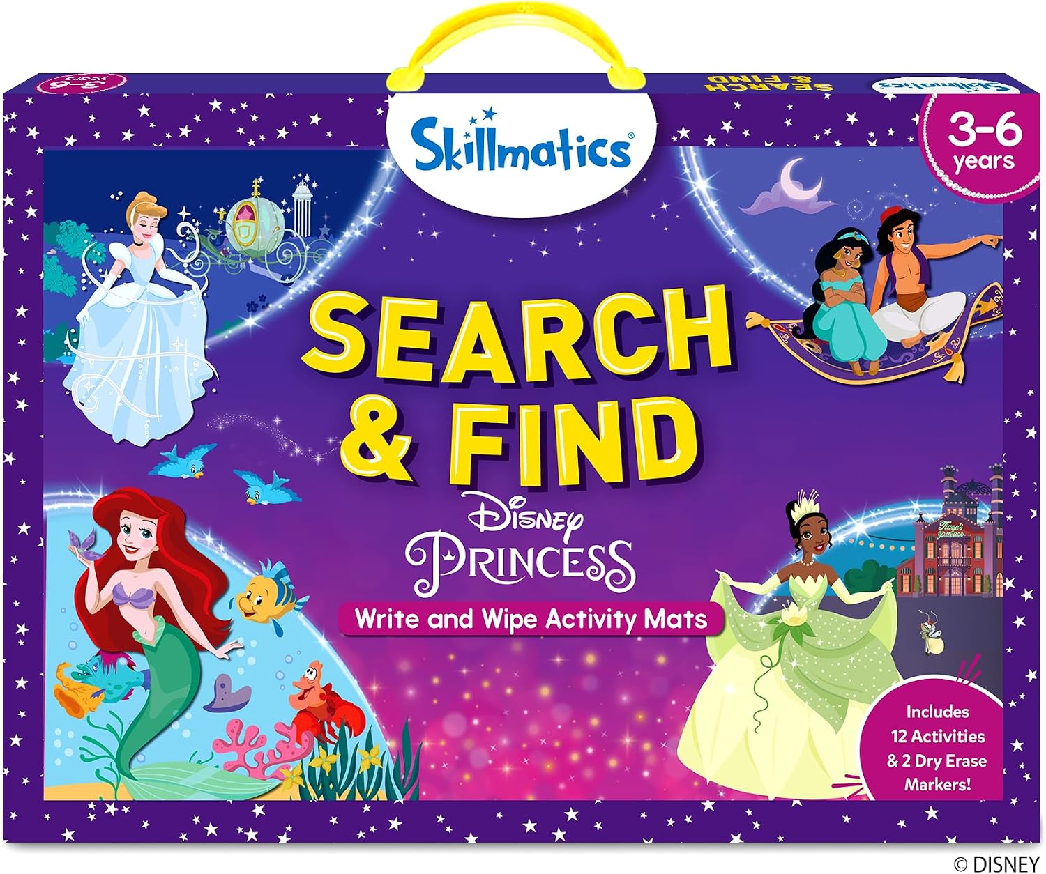 JUEGO DE ACTIVIDADES SEARCH AND FIND DISNEY PRINCESS SKILLMATICS - 1