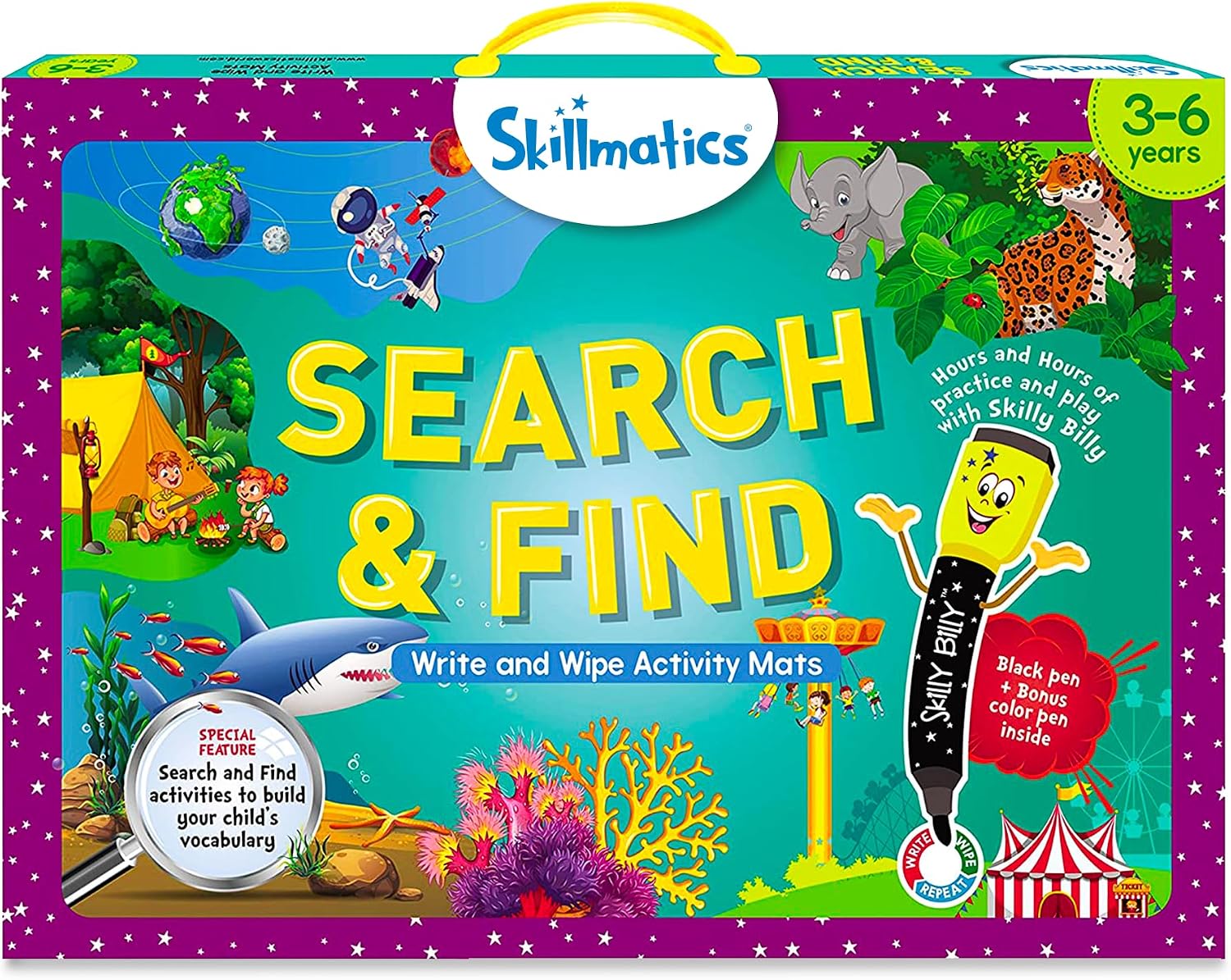 SKILLMATICS SEARCH AND FIND - TAPETES DE ACTIVIDADES PARA PREESCOLAR - 1