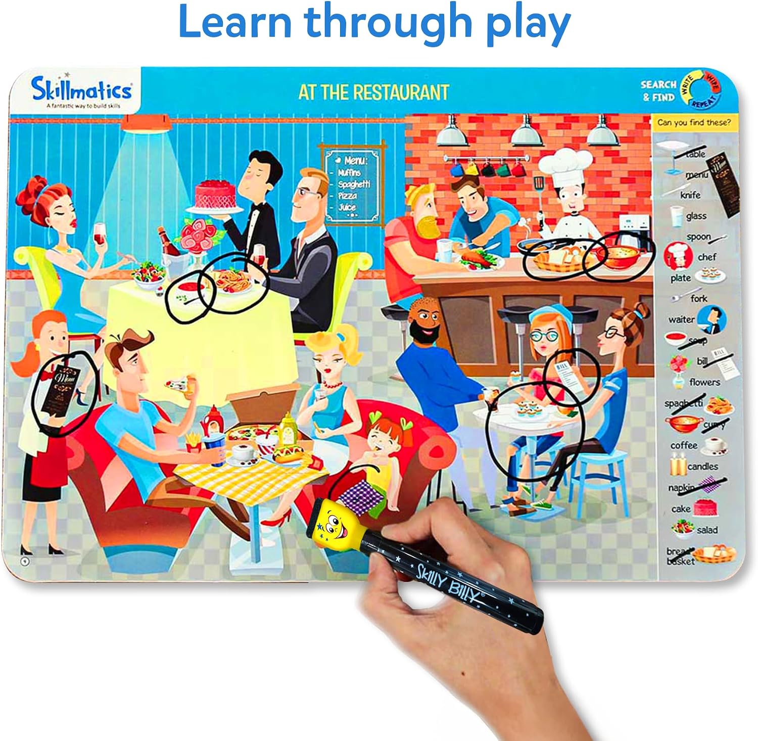 SKILLMATICS SEARCH AND FIND - TAPETES DE ACTIVIDADES PARA PREESCOLAR - 4