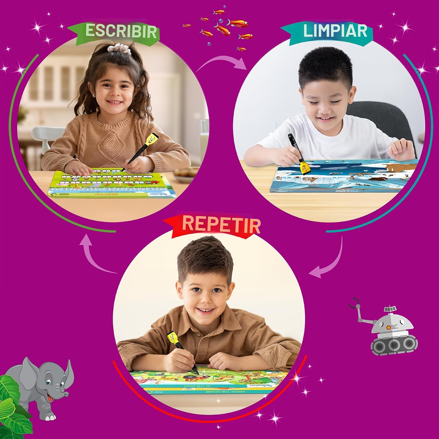 SKILLMATICS SEARCH AND FIND - TAPETES DE ACTIVIDADES PARA PREESCOLAR - 5