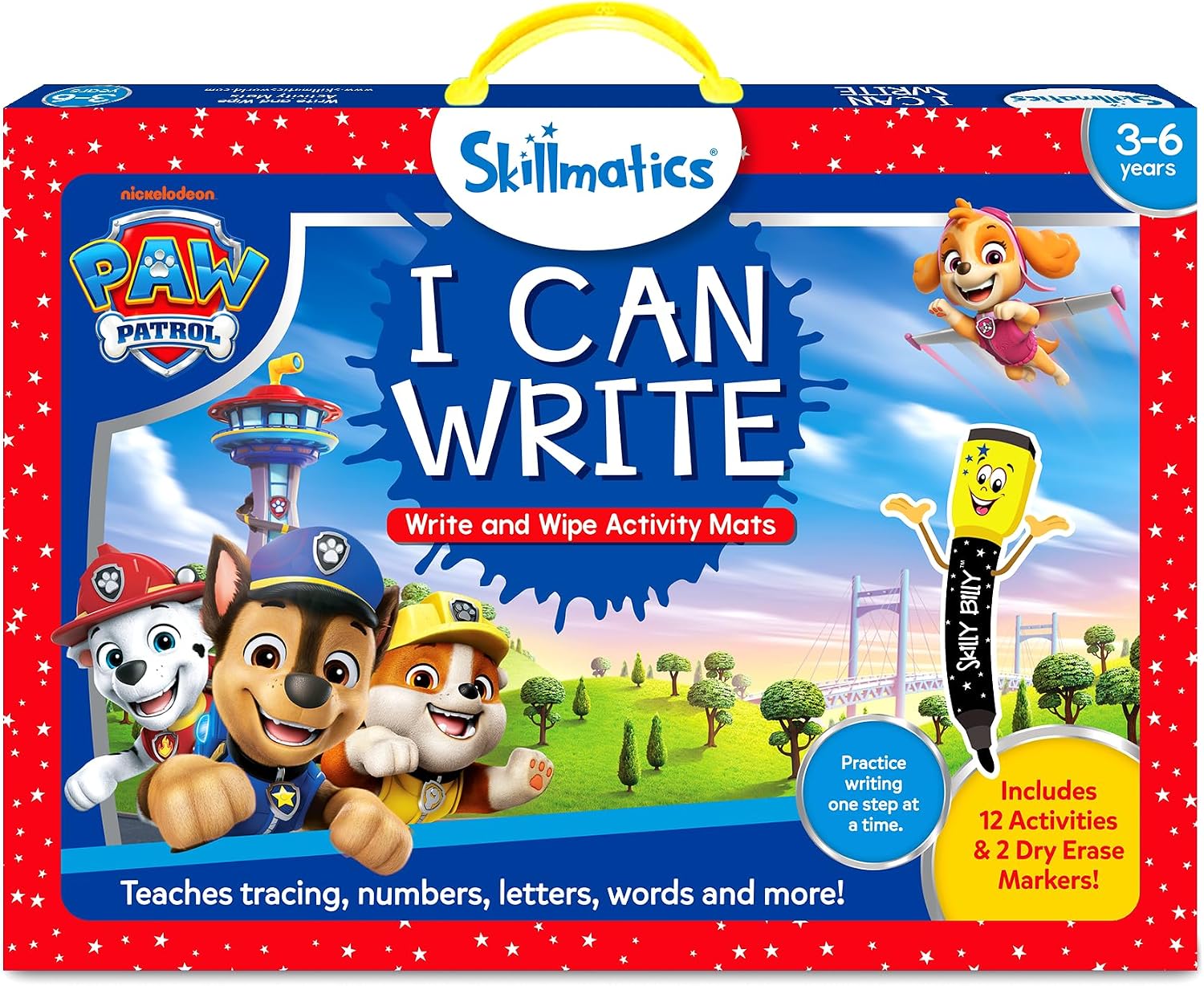 CUADERNO DE ACTIVIDADES REUTILIZABLE I CAN WRITE PAW PATROL SKILLMATICS - 1