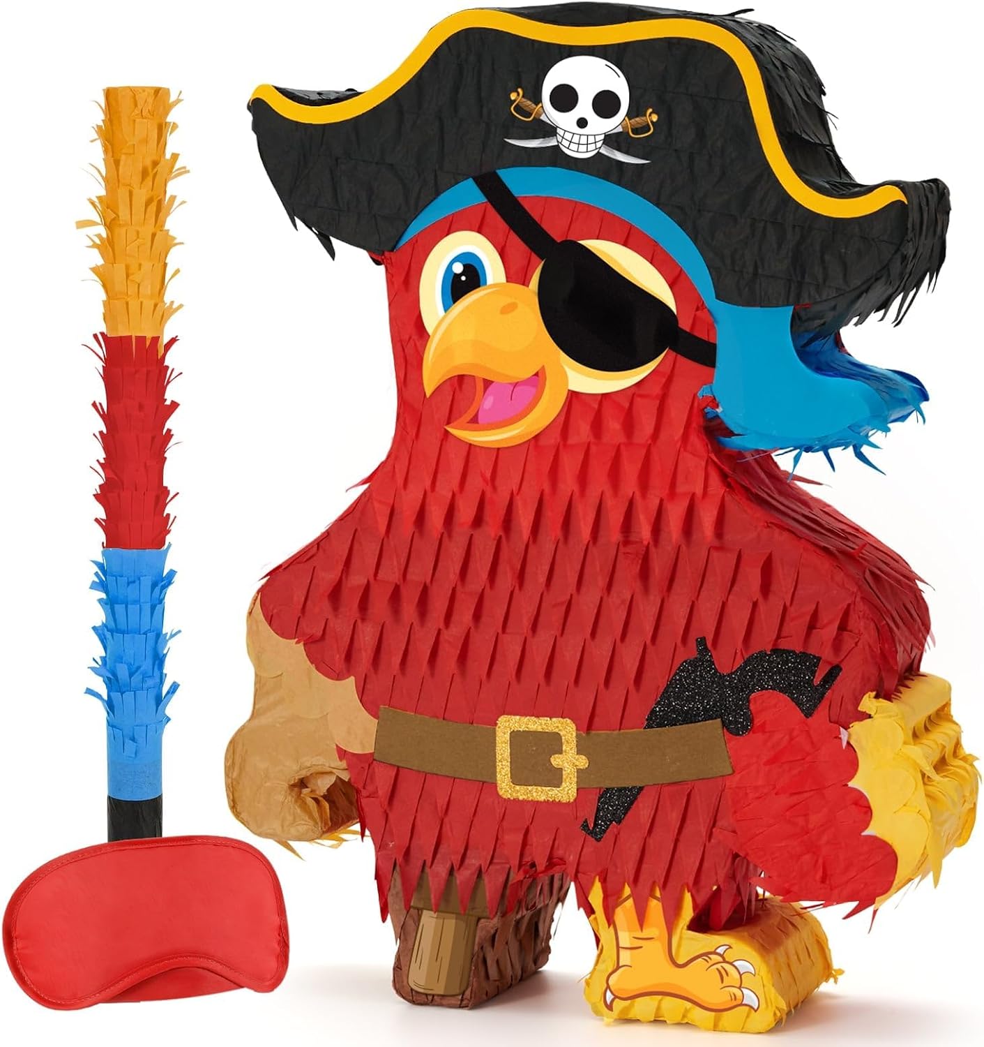 PIÑATA LORO PIRATA WERNNSAI PARA FIESTA TEMÁTICA - 1