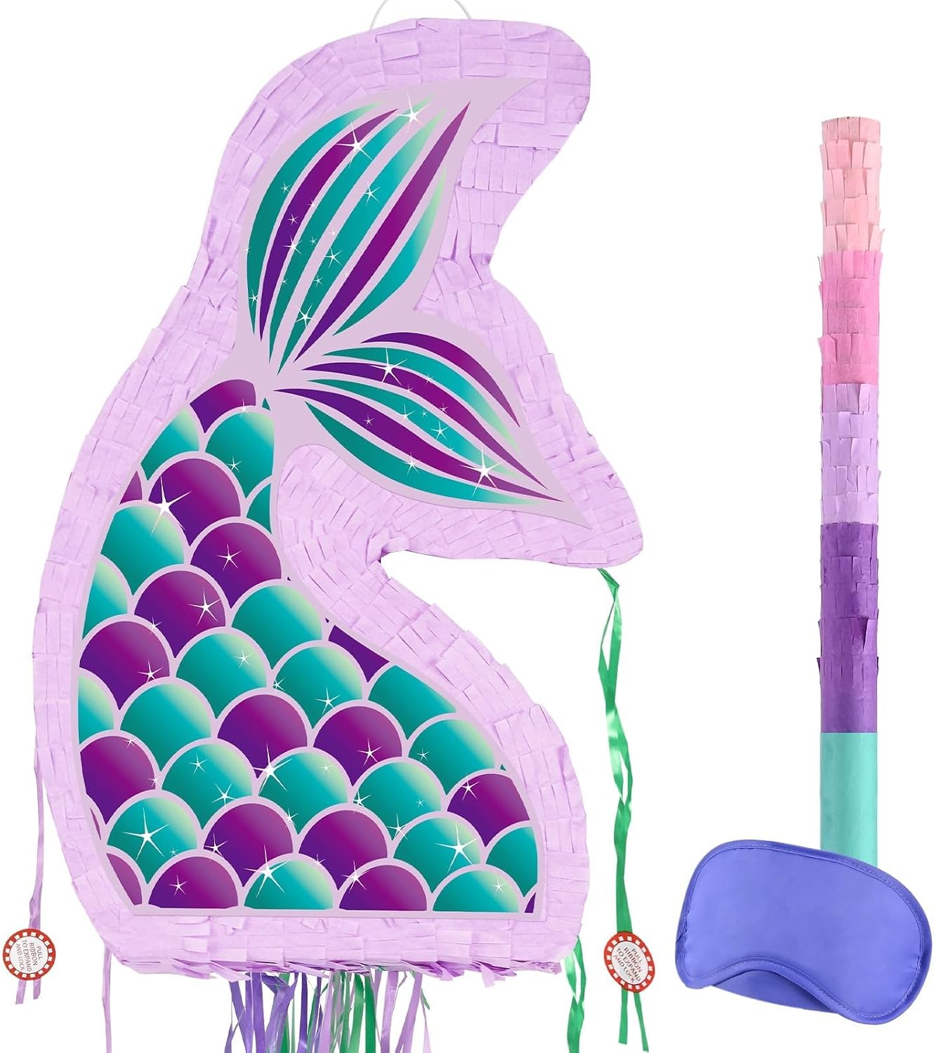 PIÑATA SIRENA PLEGABLE WERNNSAI PARA FIESTAS INFANTILES - 1