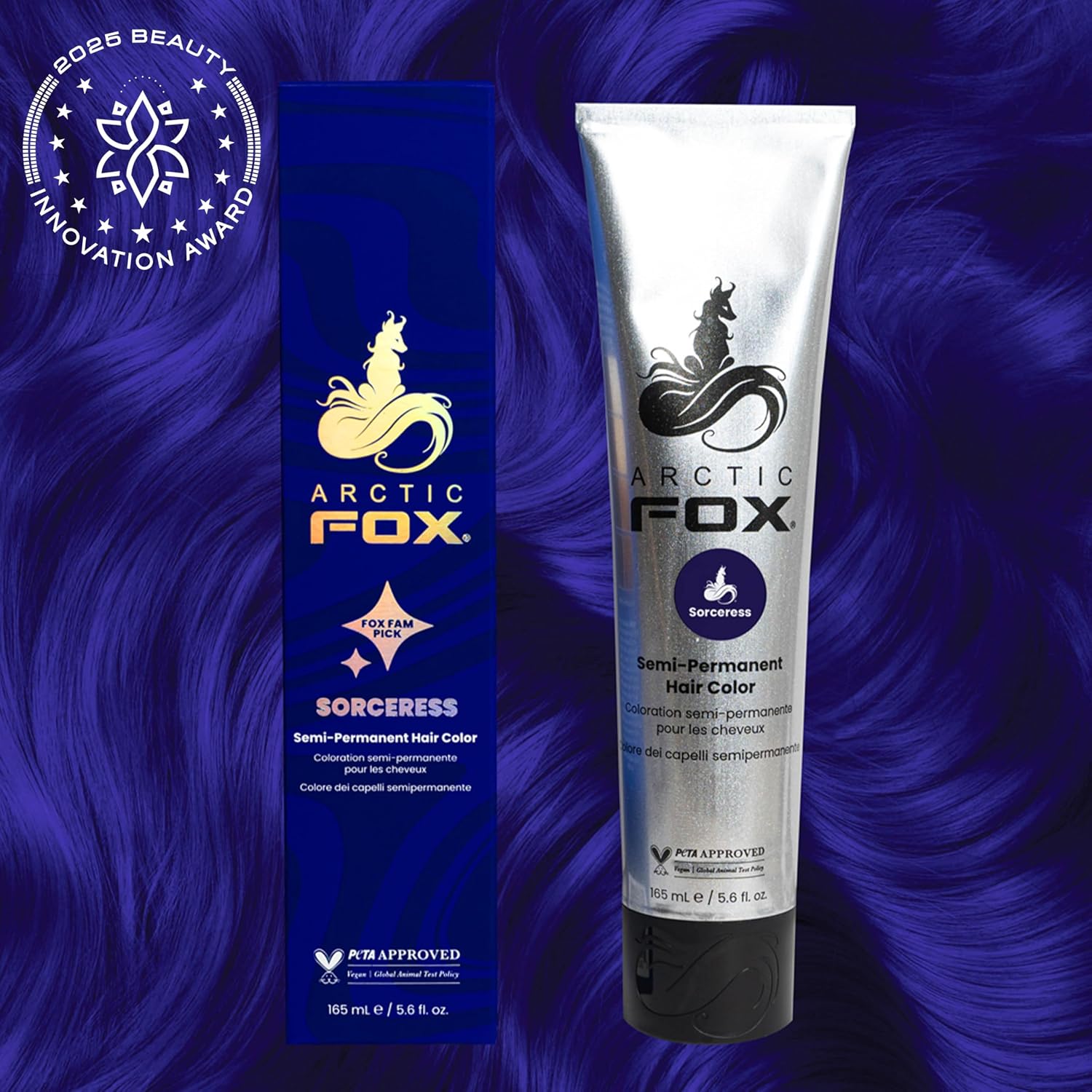 TINTURA SEMIPERMANENTE ARCTIC FOX SORCERESS AZUL MEDIANOCHE 2 X 5.6 OZ - 2