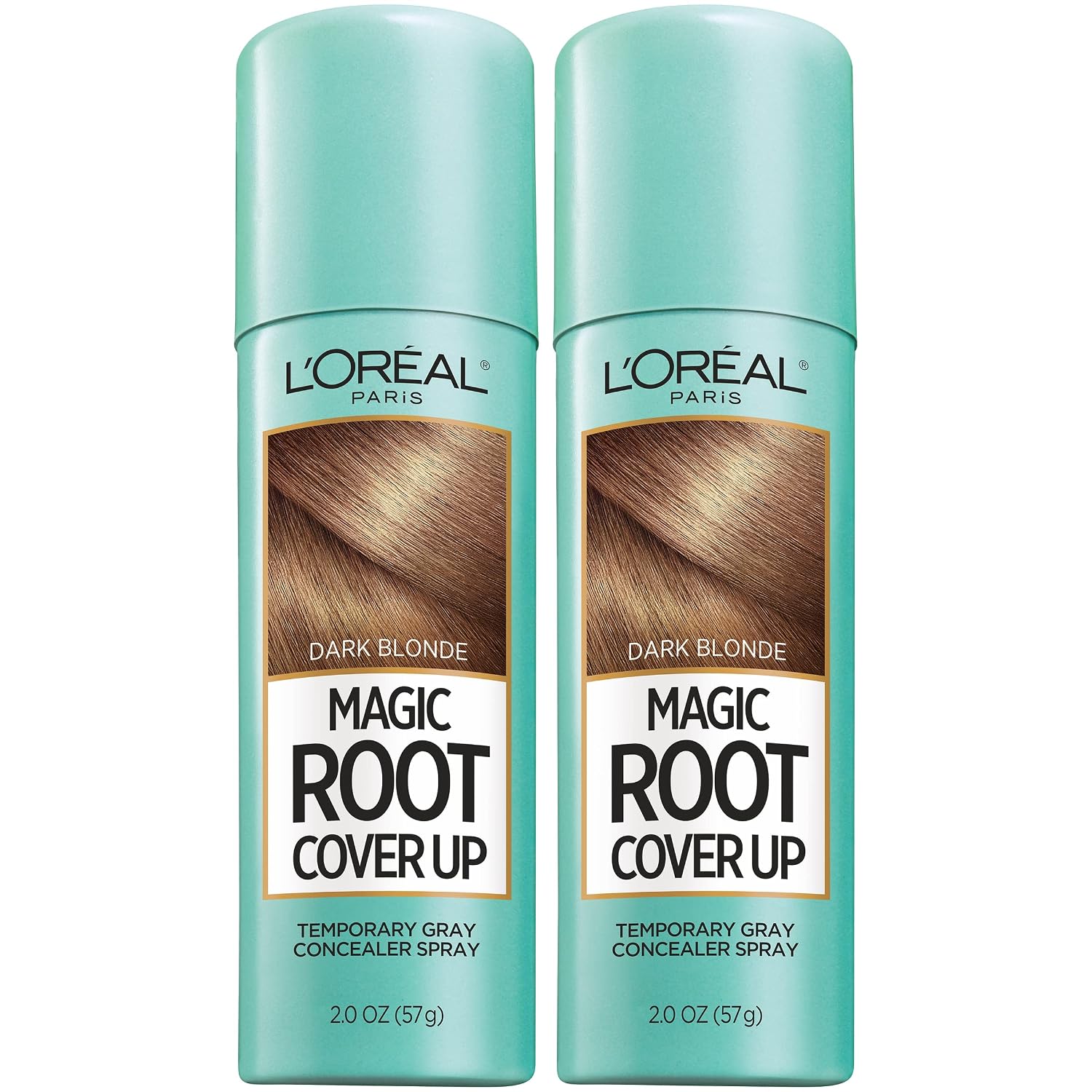 SPRAY CUBRIDOR DE RAÍCES L'OREAL PARIS MAGIC ROOT RUBIO OSCURO 59 ML PACK 2 - 1