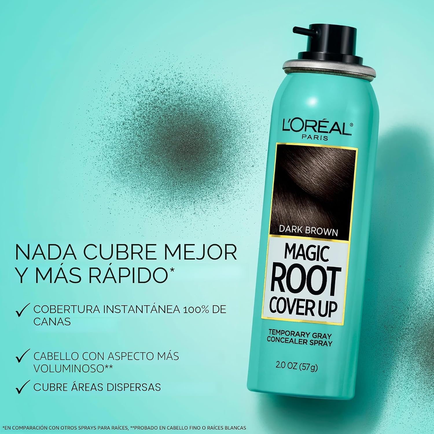 SPRAY CUBRIDOR DE RAÍCES L'OREAL PARIS MAGIC ROOT RUBIO OSCURO 59 ML PACK 2 - 2