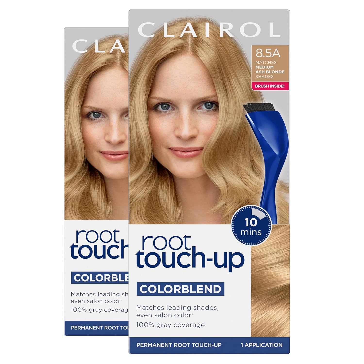 TINTURA PERMANENTE CLAIROL ROOT TOUCH UP 8.5A RUBIO CHAMPAGNE MEDIO PACK 2 - 1