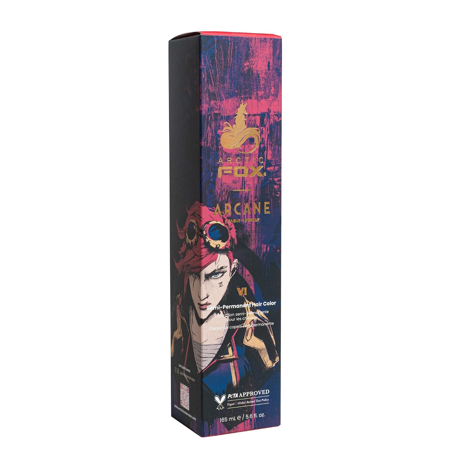 TINTURA SEMIPERMANENTE ARCTIC FOX ARCANE VI ROSA INTENSO 165ML - 1